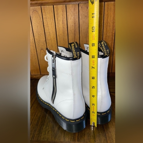 NEW Dr Martens Women's 1460 Twin Zip Leather Lace Up Boots size 8L 7M - Picture 8 of 10